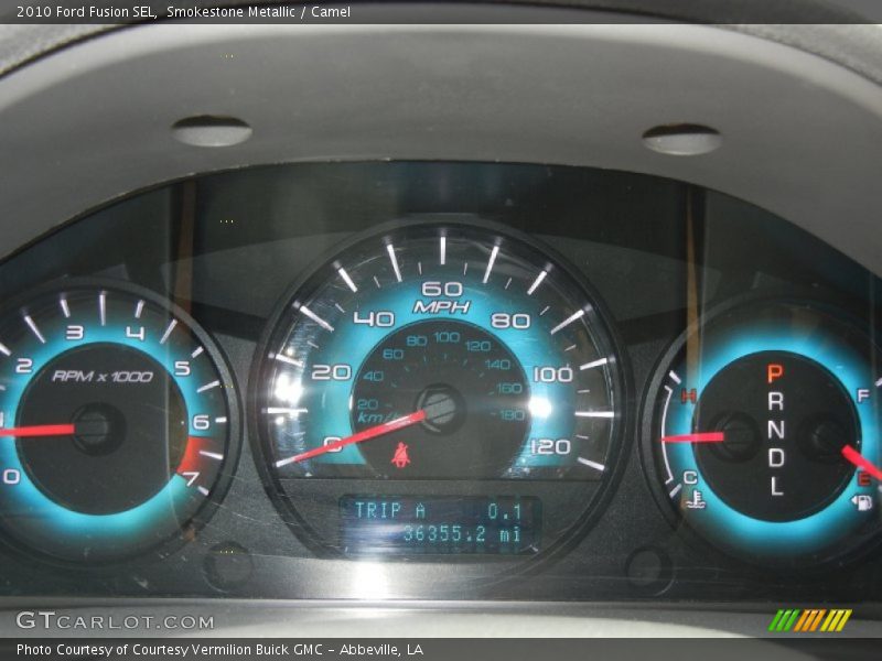 Smokestone Metallic / Camel 2010 Ford Fusion SEL