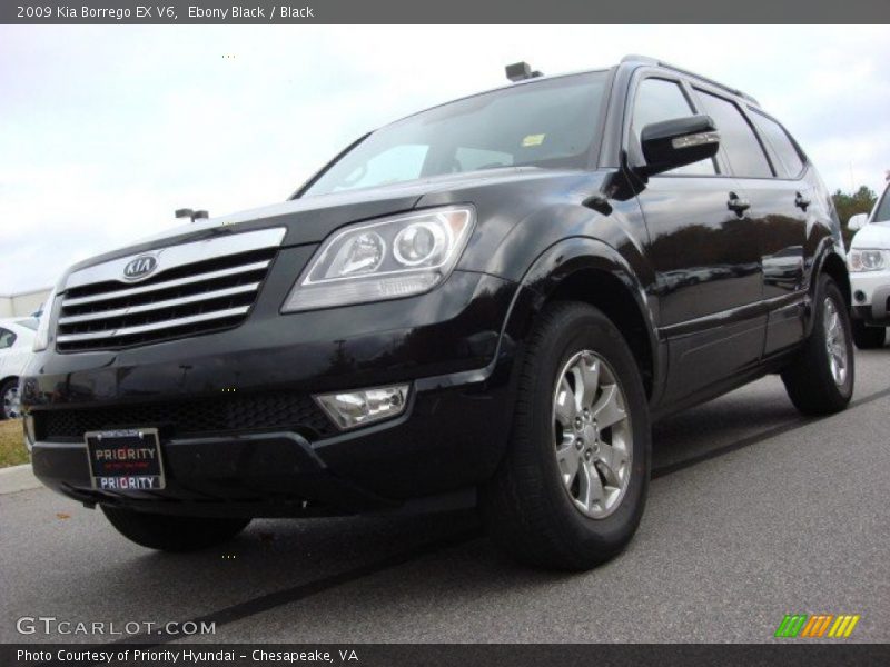 Ebony Black / Black 2009 Kia Borrego EX V6