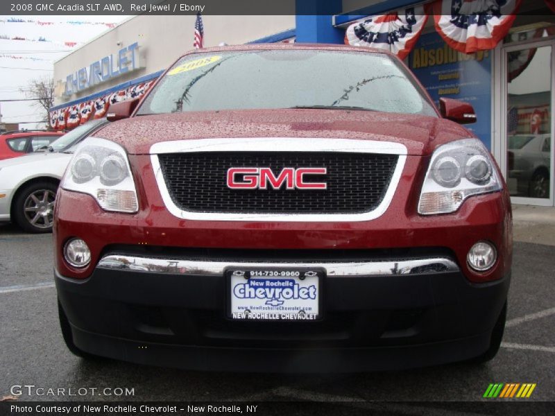 Red Jewel / Ebony 2008 GMC Acadia SLT AWD
