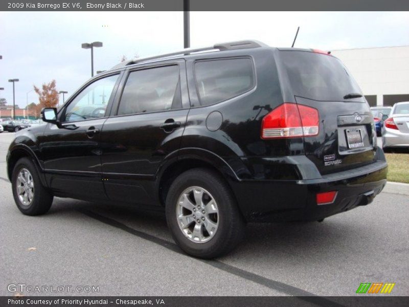 Ebony Black / Black 2009 Kia Borrego EX V6