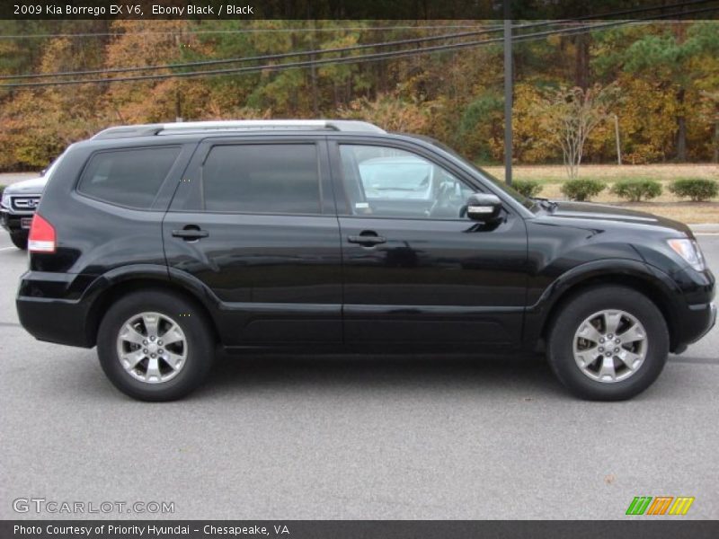 Ebony Black / Black 2009 Kia Borrego EX V6