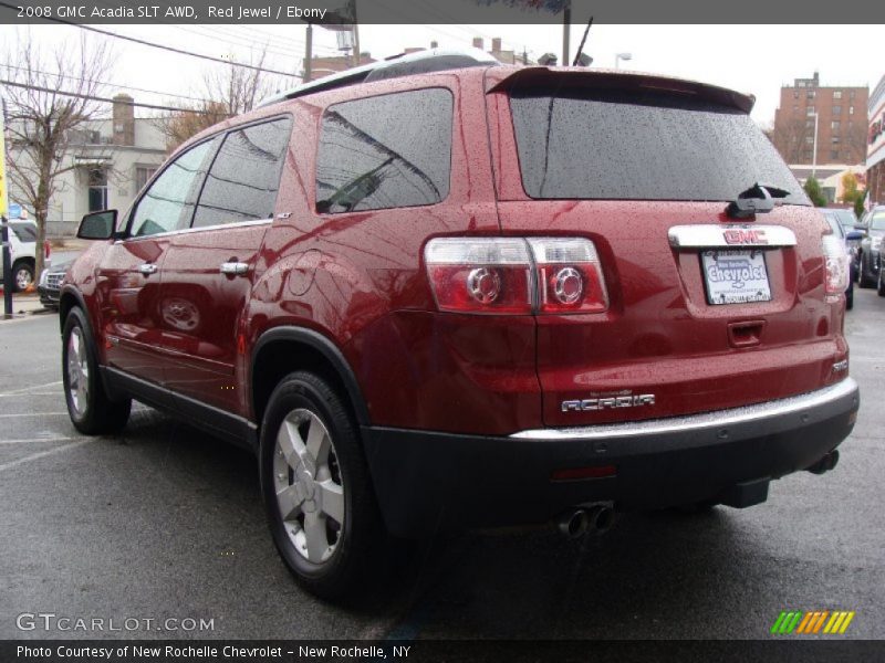 Red Jewel / Ebony 2008 GMC Acadia SLT AWD