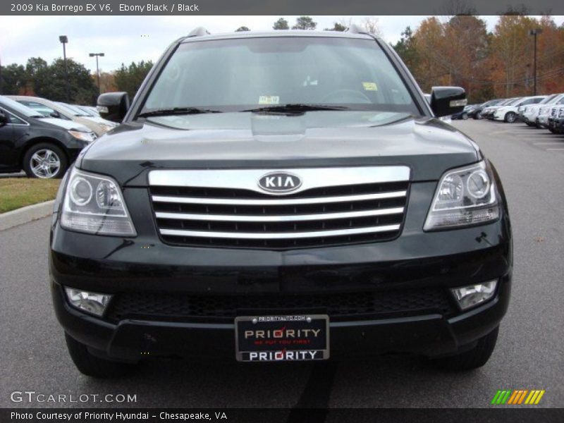 Ebony Black / Black 2009 Kia Borrego EX V6