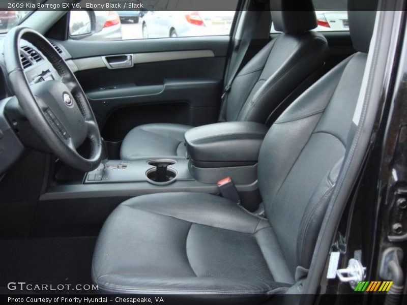 Ebony Black / Black 2009 Kia Borrego EX V6