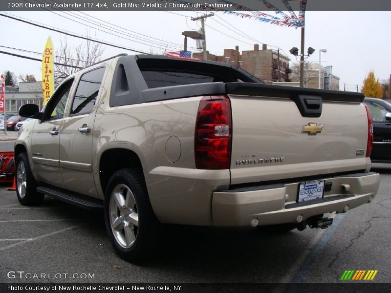 Gold Mist Metallic / Ebony/Light Cashmere 2008 Chevrolet Avalanche LTZ 4x4