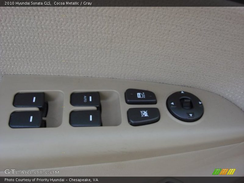 Cocoa Metallic / Gray 2010 Hyundai Sonata GLS