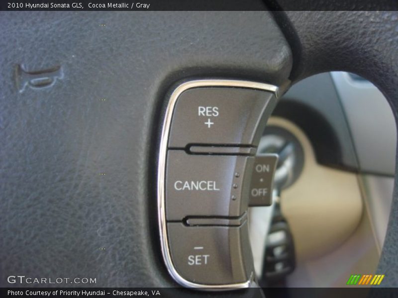 Cocoa Metallic / Gray 2010 Hyundai Sonata GLS