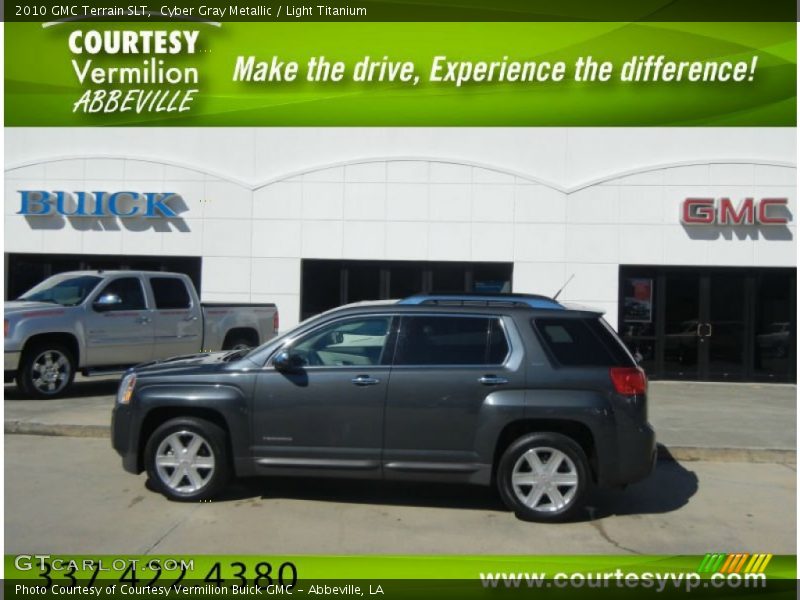 Cyber Gray Metallic / Light Titanium 2010 GMC Terrain SLT