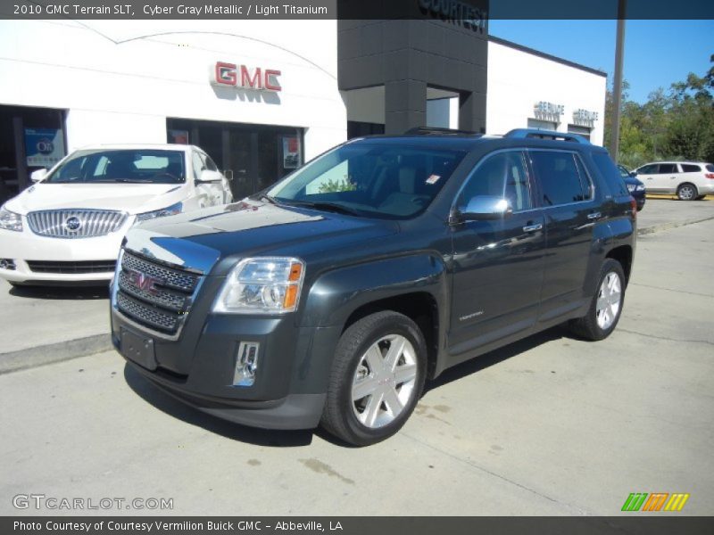 Cyber Gray Metallic / Light Titanium 2010 GMC Terrain SLT