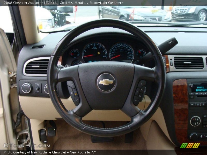 Gold Mist Metallic / Ebony/Light Cashmere 2008 Chevrolet Avalanche LTZ 4x4
