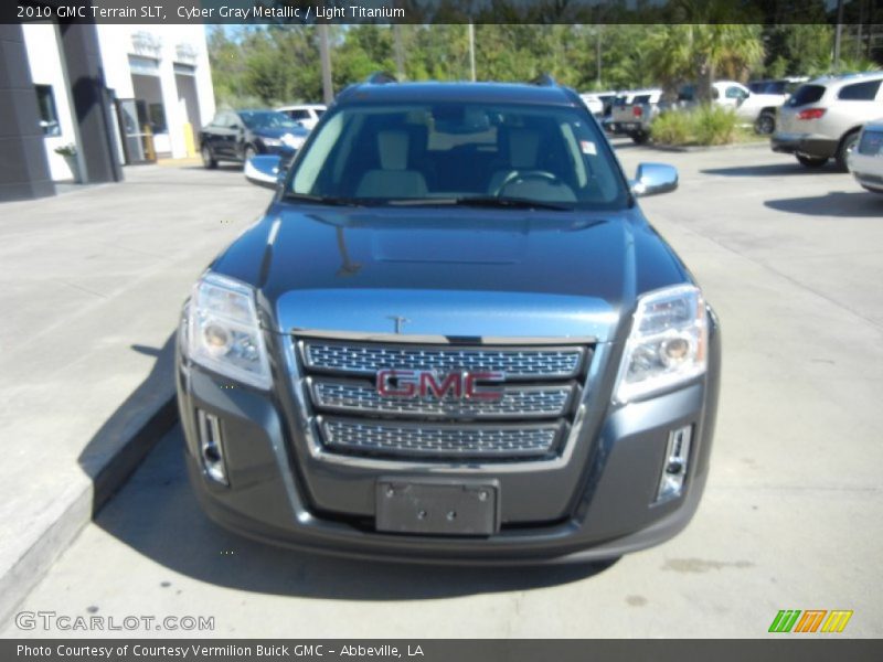 Cyber Gray Metallic / Light Titanium 2010 GMC Terrain SLT