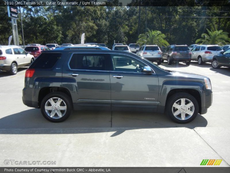 Cyber Gray Metallic / Light Titanium 2010 GMC Terrain SLT