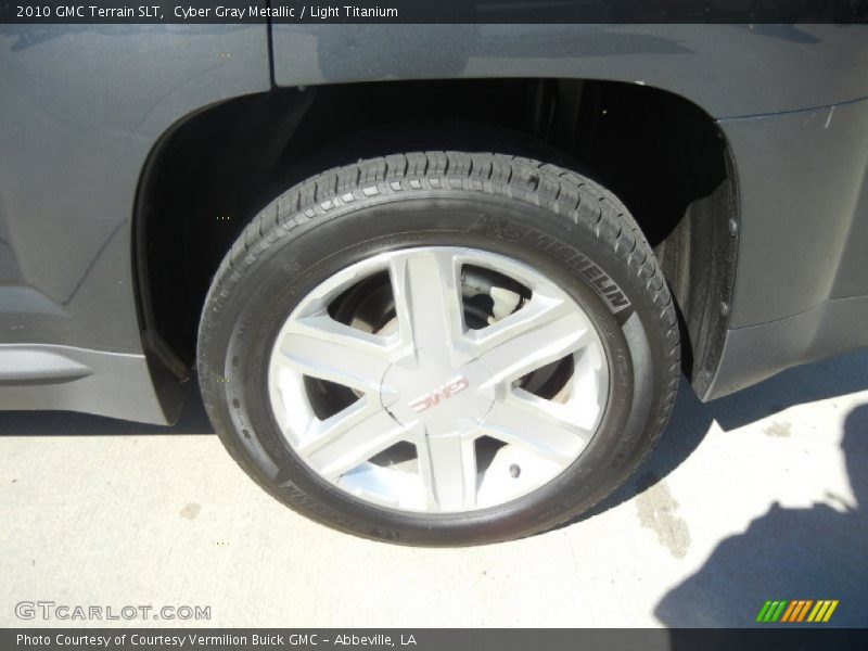 Cyber Gray Metallic / Light Titanium 2010 GMC Terrain SLT