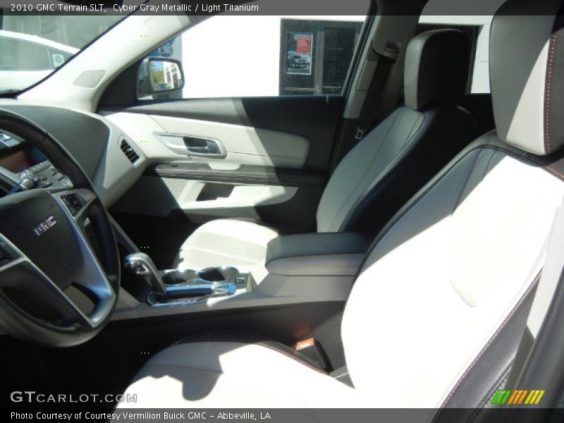 Cyber Gray Metallic / Light Titanium 2010 GMC Terrain SLT