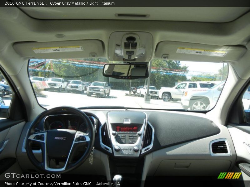 Cyber Gray Metallic / Light Titanium 2010 GMC Terrain SLT