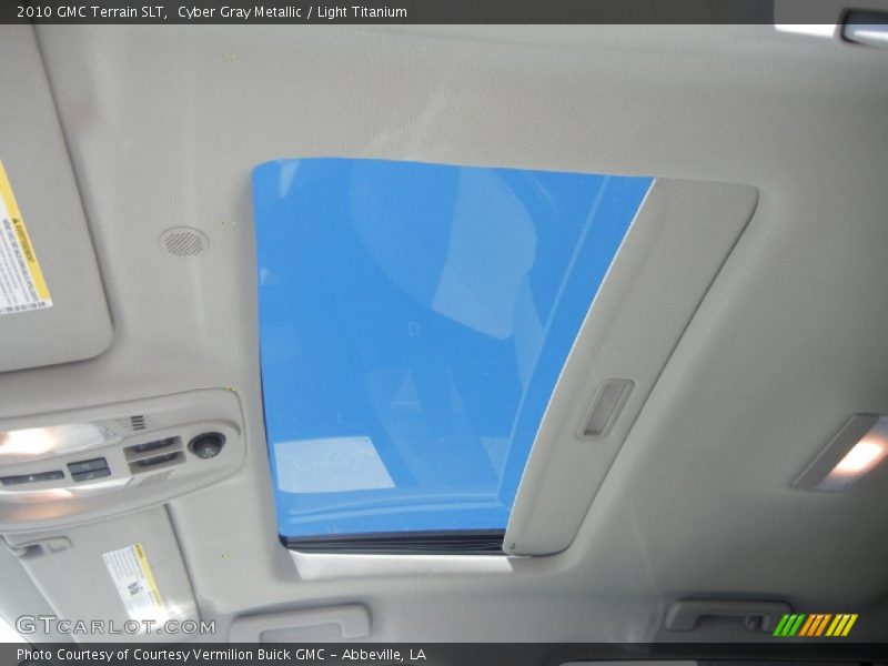 Cyber Gray Metallic / Light Titanium 2010 GMC Terrain SLT