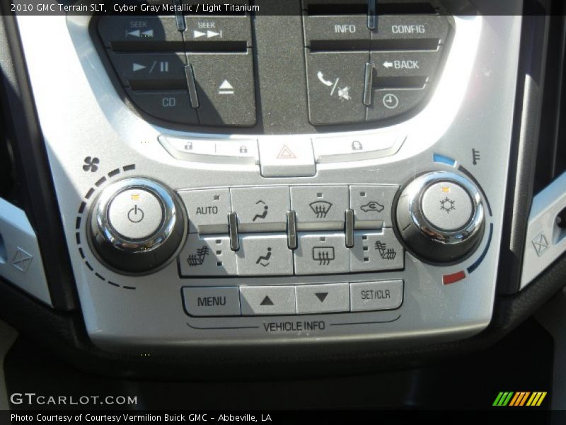 Cyber Gray Metallic / Light Titanium 2010 GMC Terrain SLT