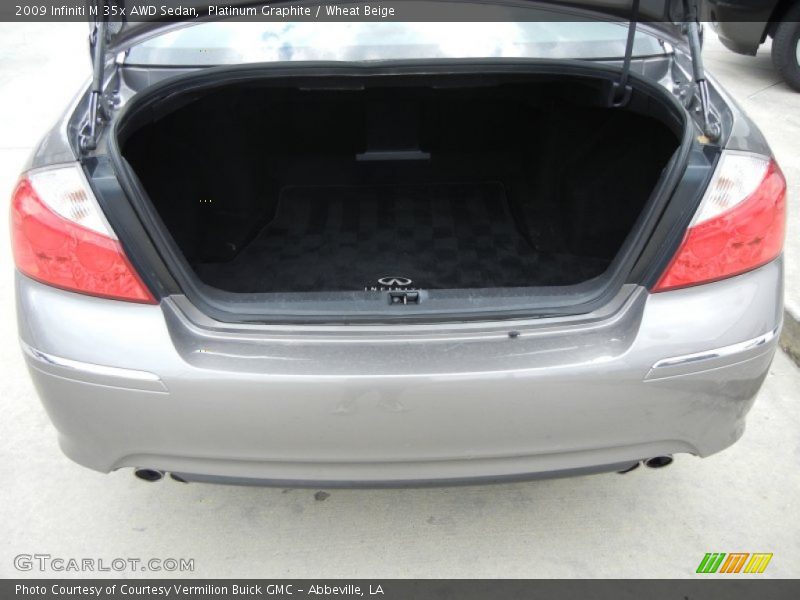 Platinum Graphite / Wheat Beige 2009 Infiniti M 35x AWD Sedan