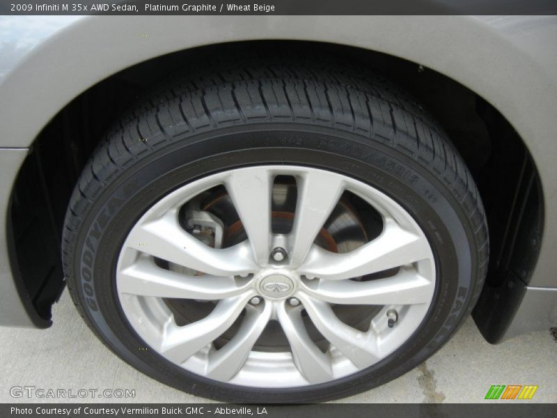 Platinum Graphite / Wheat Beige 2009 Infiniti M 35x AWD Sedan