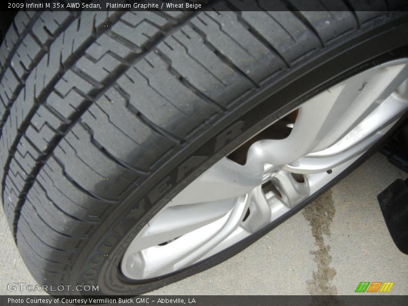 Platinum Graphite / Wheat Beige 2009 Infiniti M 35x AWD Sedan