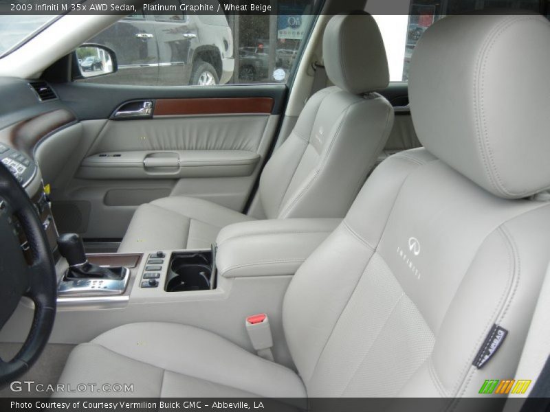 Platinum Graphite / Wheat Beige 2009 Infiniti M 35x AWD Sedan