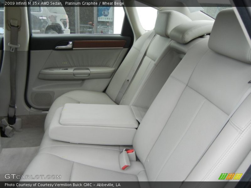 Platinum Graphite / Wheat Beige 2009 Infiniti M 35x AWD Sedan