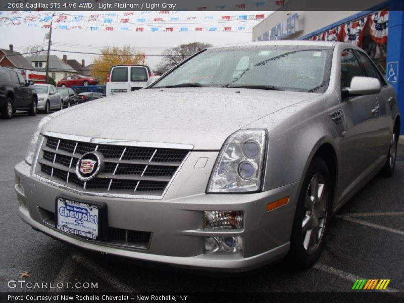 Light Platinum / Light Gray 2008 Cadillac STS 4 V6 AWD