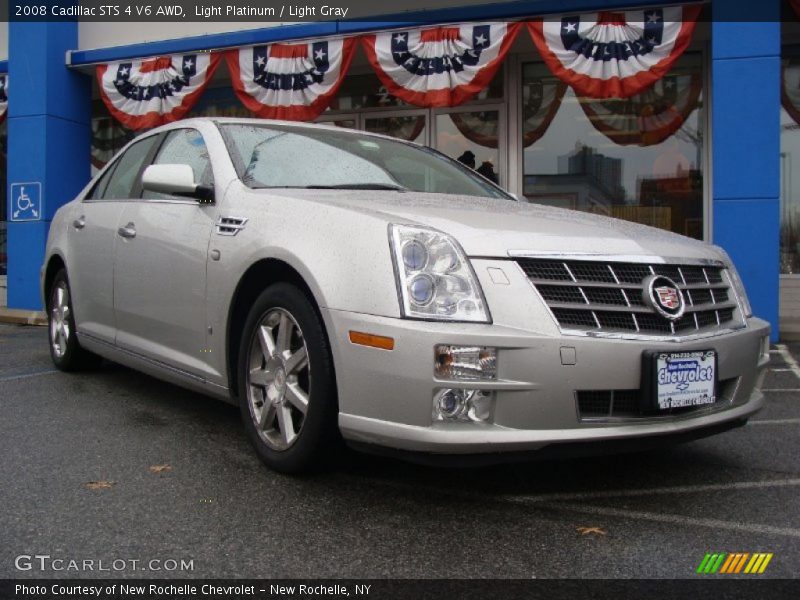 Light Platinum / Light Gray 2008 Cadillac STS 4 V6 AWD