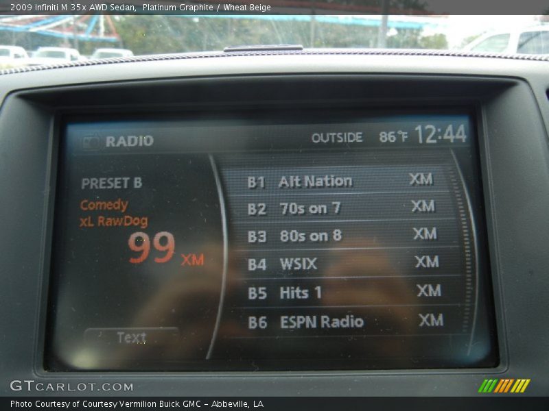 Platinum Graphite / Wheat Beige 2009 Infiniti M 35x AWD Sedan