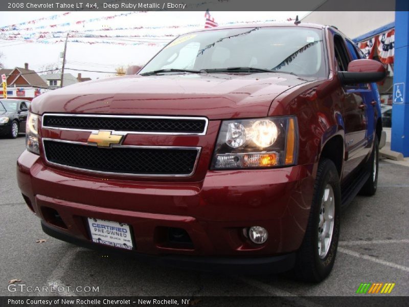Deep Ruby Metallic / Ebony 2008 Chevrolet Tahoe LT 4x4