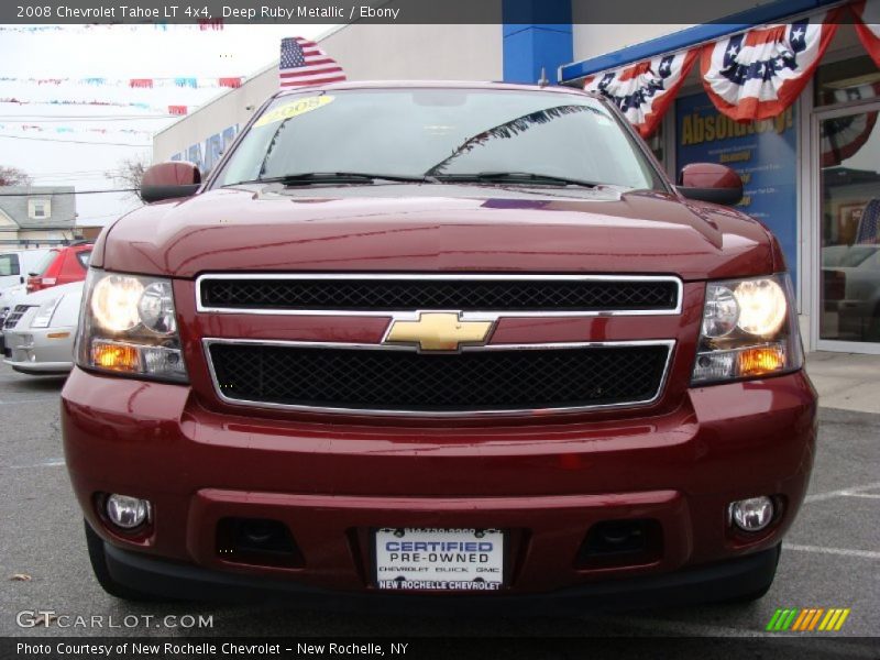Deep Ruby Metallic / Ebony 2008 Chevrolet Tahoe LT 4x4