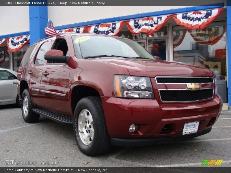 Deep Ruby Metallic / Ebony 2008 Chevrolet Tahoe LT 4x4