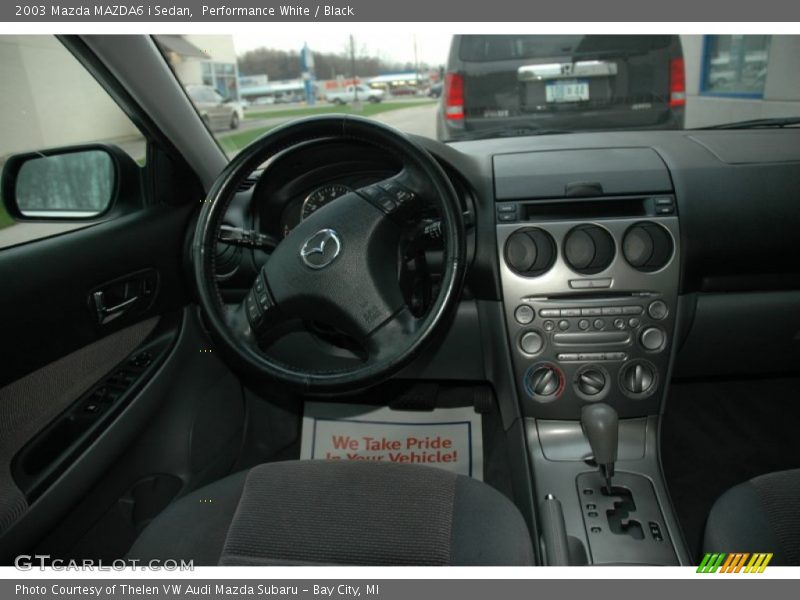Performance White / Black 2003 Mazda MAZDA6 i Sedan