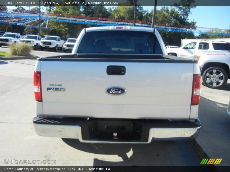 Silver Metallic / Medium Flint Grey 2008 Ford F150 XLT SuperCrew