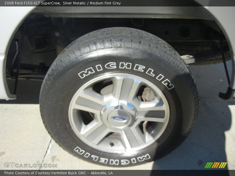 Silver Metallic / Medium Flint Grey 2008 Ford F150 XLT SuperCrew