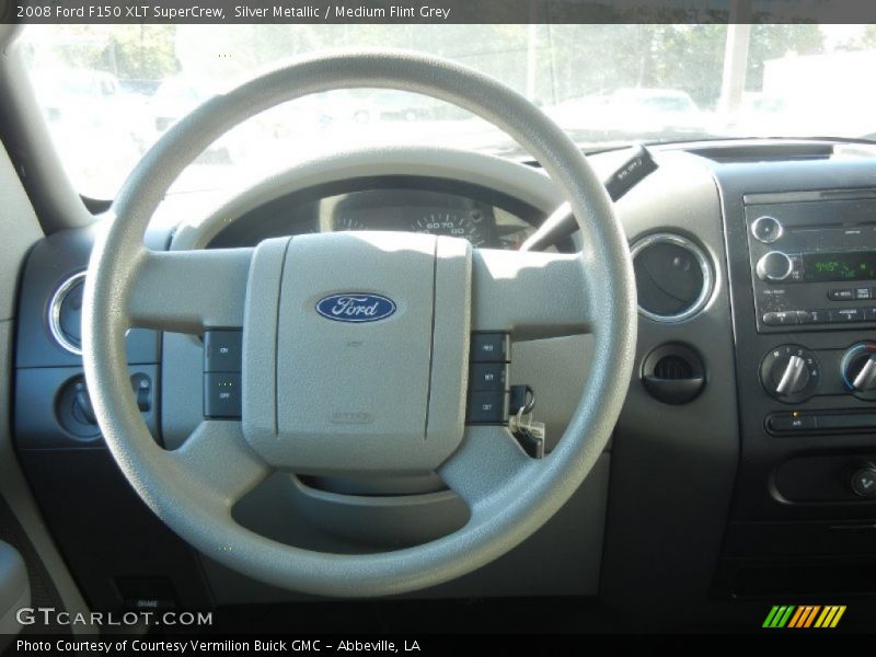 Silver Metallic / Medium Flint Grey 2008 Ford F150 XLT SuperCrew