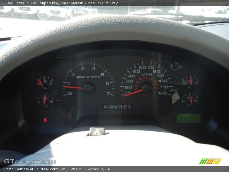 Silver Metallic / Medium Flint Grey 2008 Ford F150 XLT SuperCrew