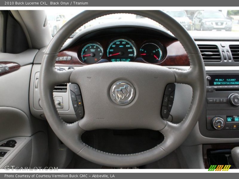 Black Onyx / Titanium 2010 Buick Lucerne CXL