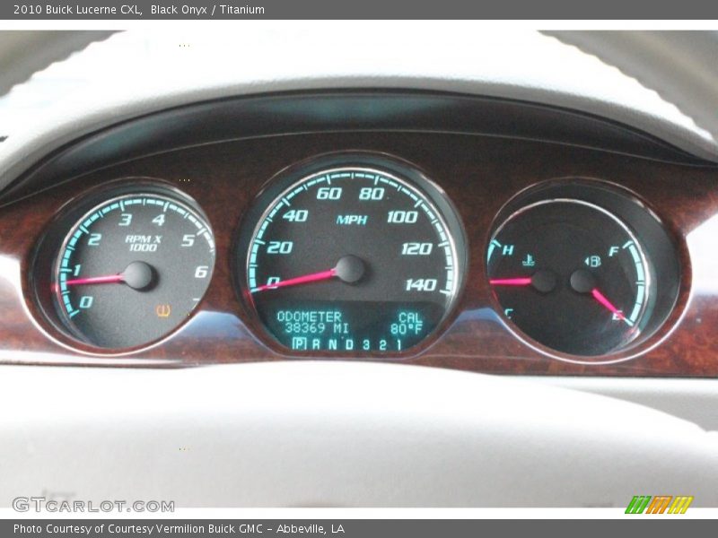 Black Onyx / Titanium 2010 Buick Lucerne CXL
