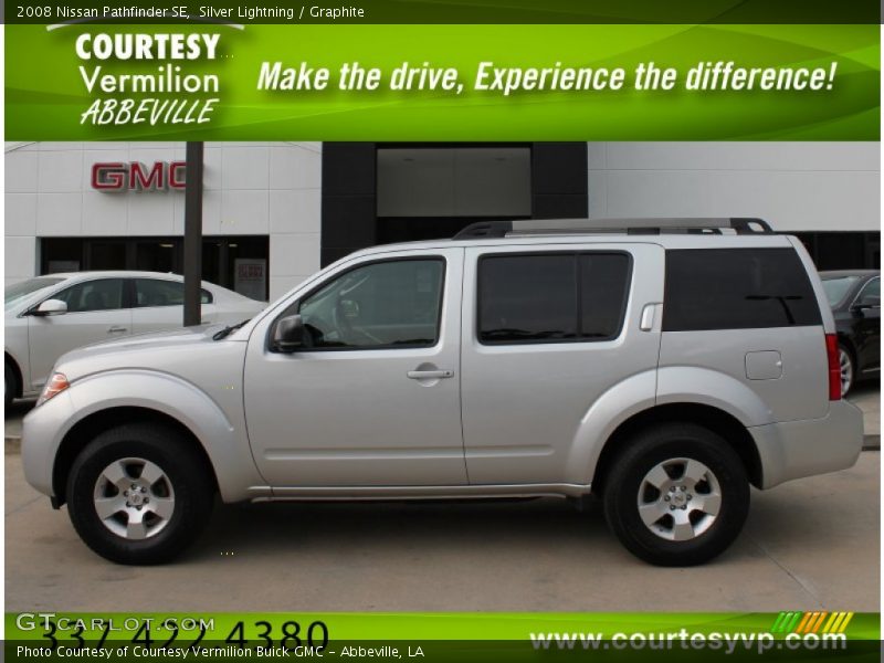 Silver Lightning / Graphite 2008 Nissan Pathfinder SE