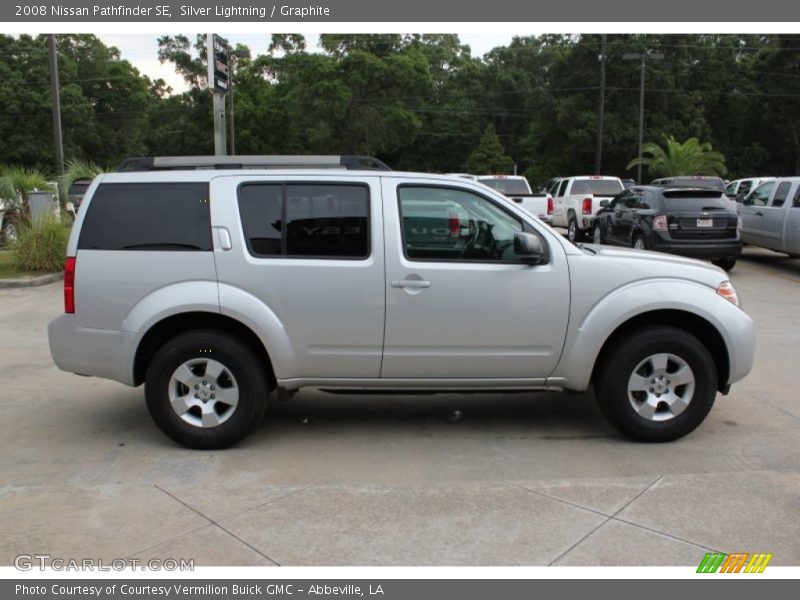 Silver Lightning / Graphite 2008 Nissan Pathfinder SE