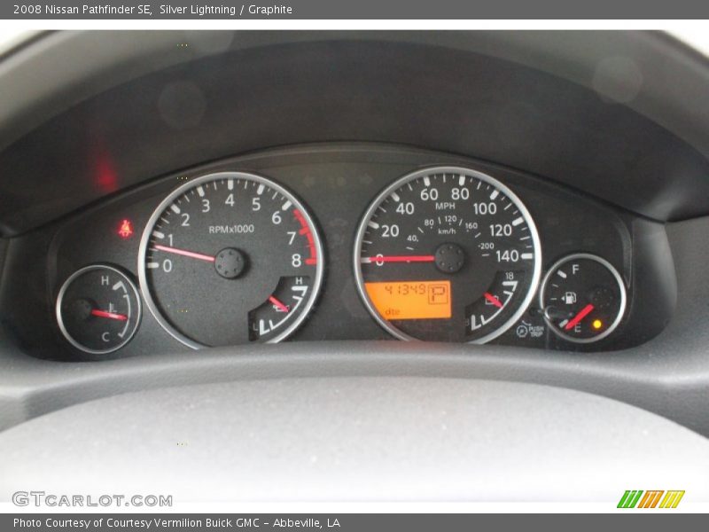 Silver Lightning / Graphite 2008 Nissan Pathfinder SE