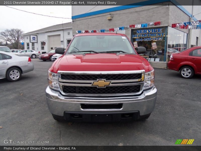 Victory Red / Ebony 2011 Chevrolet Silverado 2500HD LT Regular Cab 4x4