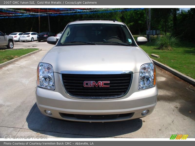 Gold Mist Metallic / Cocoa/Light Cashmere 2007 GMC Yukon SLE