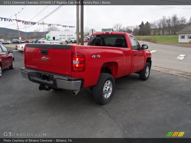 Victory Red / Ebony 2011 Chevrolet Silverado 2500HD LT Regular Cab 4x4