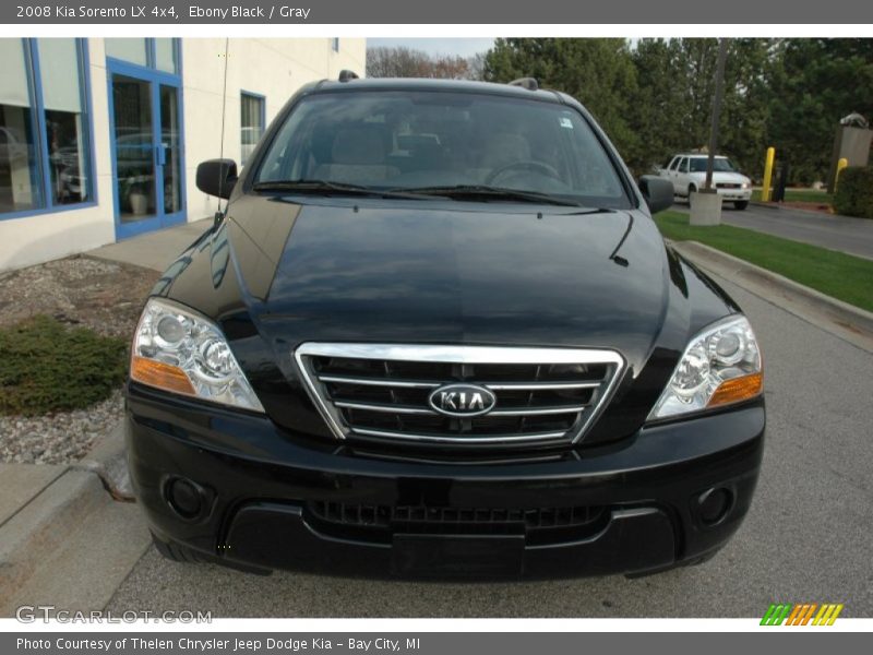 Ebony Black / Gray 2008 Kia Sorento LX 4x4