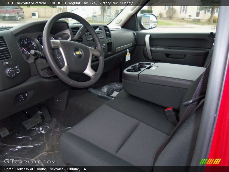 Victory Red / Ebony 2011 Chevrolet Silverado 2500HD LT Regular Cab 4x4