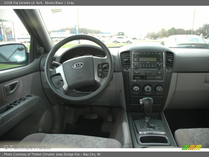 Ebony Black / Gray 2008 Kia Sorento LX 4x4