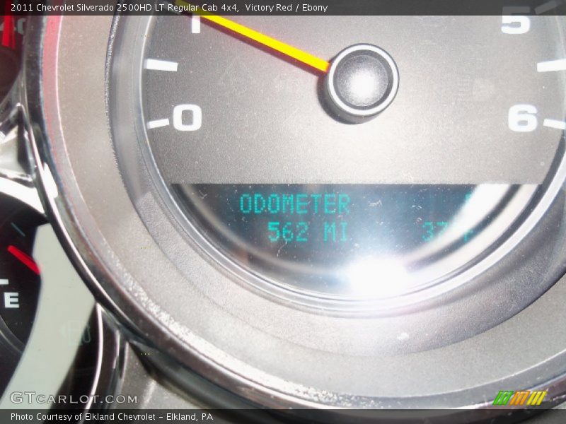 Victory Red / Ebony 2011 Chevrolet Silverado 2500HD LT Regular Cab 4x4
