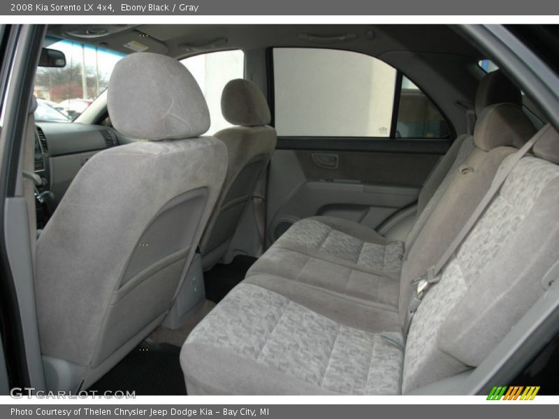 Ebony Black / Gray 2008 Kia Sorento LX 4x4